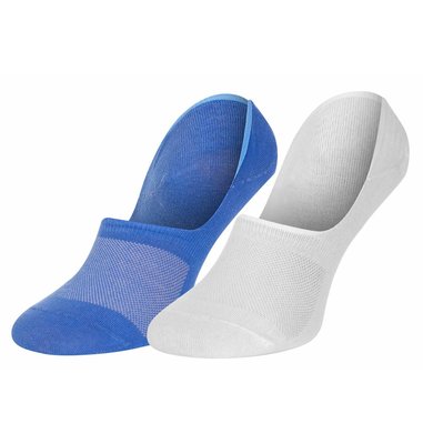 Calvin Klein Jeans – Footie ponožky 2 páry, Bílá, Modrá barva