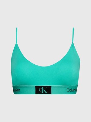 Calvin Klein Underwear – 1996 Cotton braletka, Zelená barva