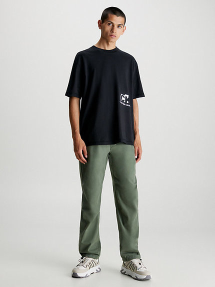 Módní Connected Layer Land triko, Černá barva, 2023