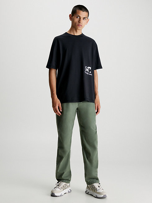 Módní Connected Layer Land triko, Černá barva, 2023