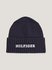 Tommy Hilfiger – Monotype Beanie čepice, Navy barva