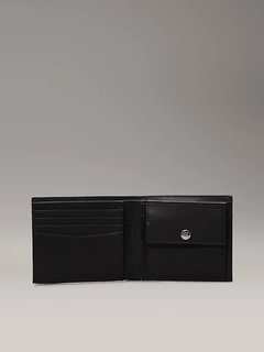 Luxusní Emboss Bifold peněženka, Černá barva, OS