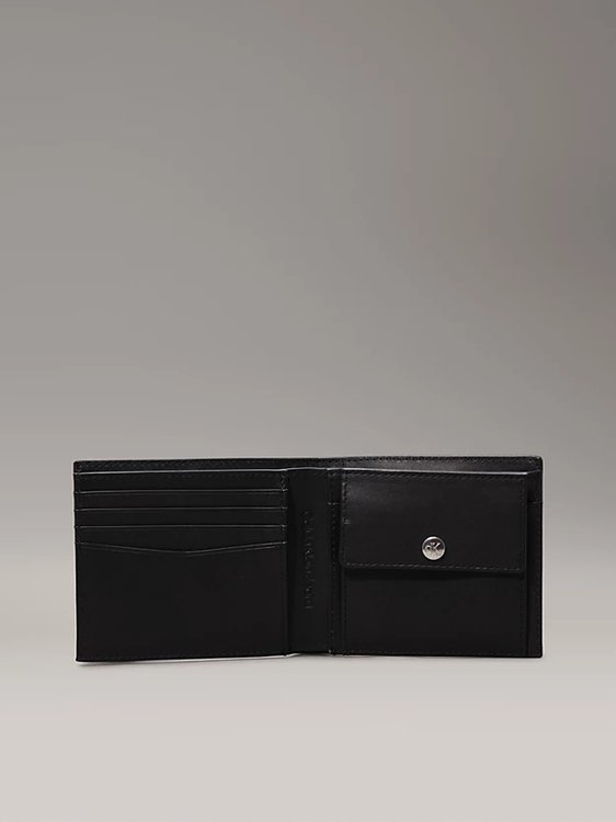 Luxusní Emboss Bifold peněženka, Černá barva, OS