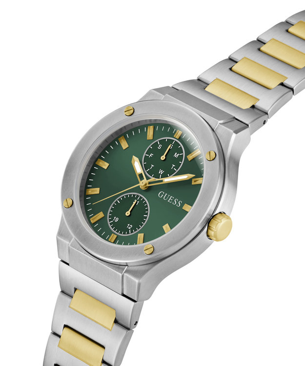 Luxusní Jet hodinky, Stříbrná, Zelená, Zlatá barva, UNI