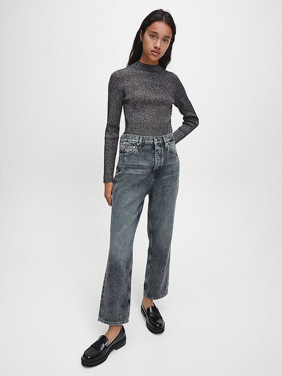 Silver Svetr – Calvin Klein Jeans, Šedá barva Ženy