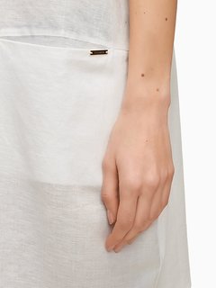 Módní Šaty Core Solids, Bílá barva, 2020