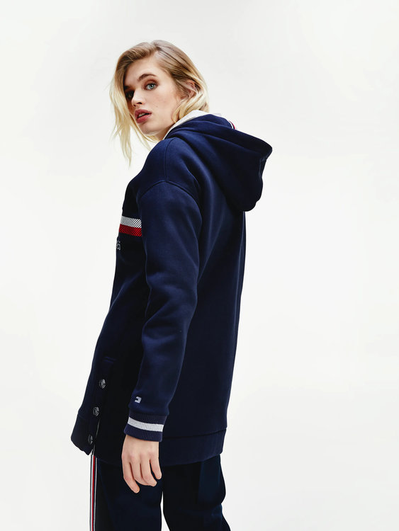 TH Mikinové šaty – Tommy Hilfiger, Navy barva Ženy
