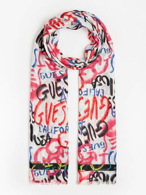 Grafitti lehká šála – Guess, Multi barva Ženy