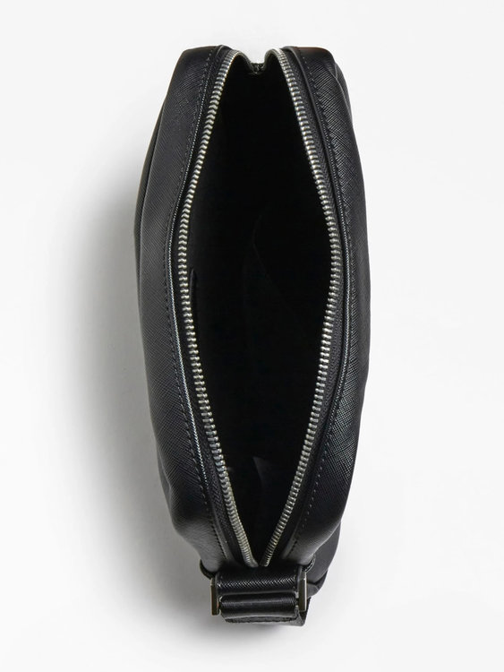 Módní Certosa crossbody, Černá barva, 2022