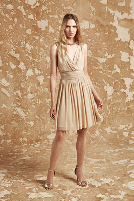 Módní Amily šaty, Béžová, Tělová barva, 2022