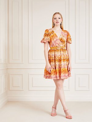 Marciano – Sonora šaty, Oranžová barva