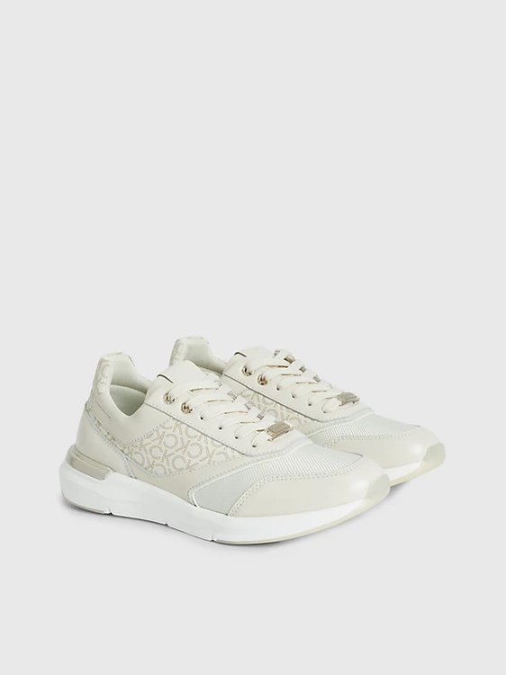 Módní Flexi Runner tenisky, Bílá, Krémová barva, 2023