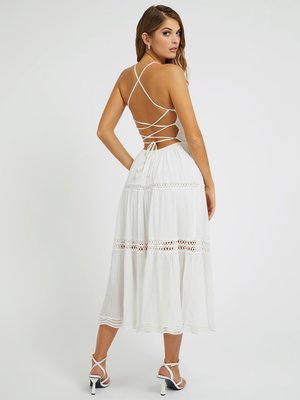 Safa šaty – GUESS, Bílá barva Ženy