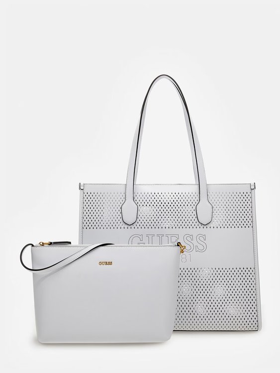 HWWH8769230-WHI VELKÁ KABELKA – GUESS Ženy