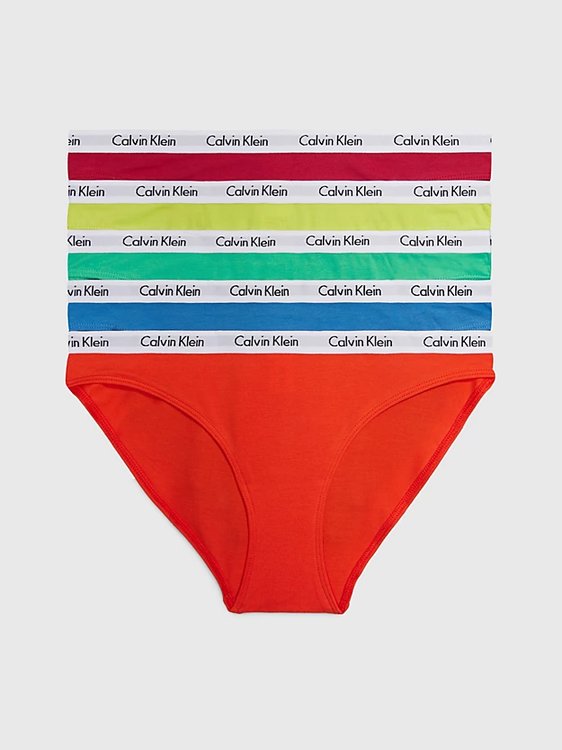 Calvin Klein Underwear – Carousel tanga 5ks, Multi barva