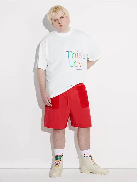 Luxusní Slogan triko, Bílá barva, L, XL