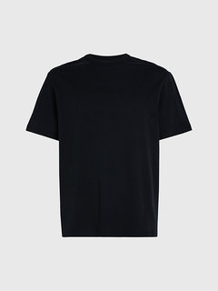 Embossed triko Černá barva Muži