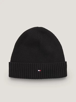 Tommy Hilfiger – Essential Flag čepice, Černá barva