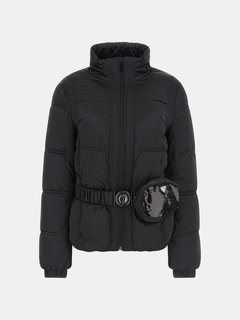 Luxusní Lucia bunda, Černá barva, XS, S, M, L