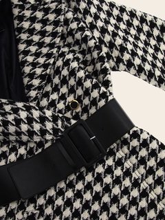 Natasha kabát Bílá, Černá barva Ženy