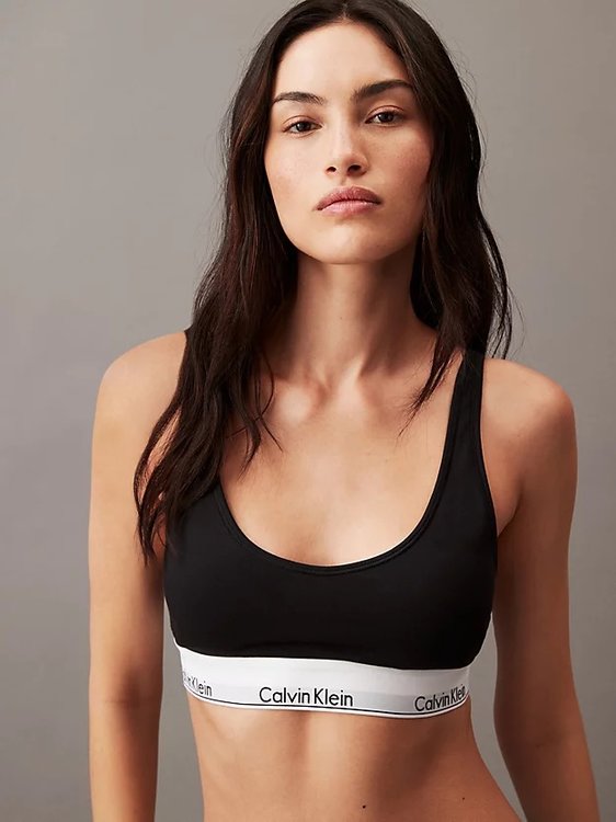 Calvin Klein Underwear – Modern Fashion podprsenka, Černá barva