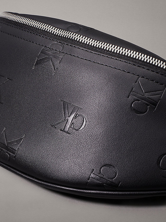 Luxusní Monogram Soft ledvinka, Černá barva, OS