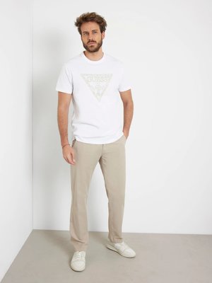 Triangle Embro triko – GUESS, Bílá barva Muži