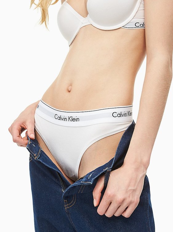 Kalhotky Modern Cotton Bílá barva Ženy