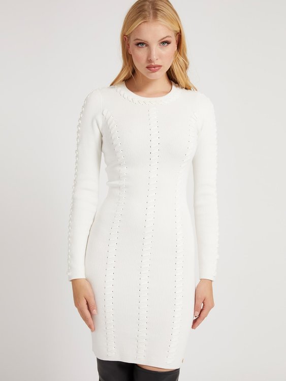 Letitia šaty Bílá barva Ženy