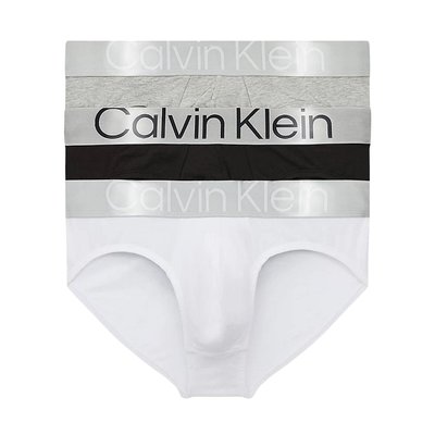 Luxusní Steel slipy 3ks, Bílá, Černá, Šedá barva, S, M, L, XL