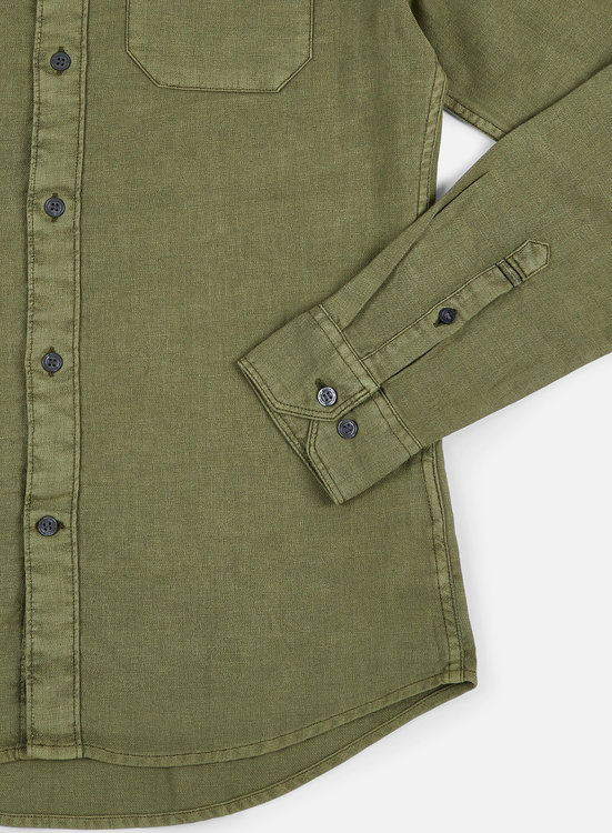 Calvin Klein Jeans – Blend košile, Khaki barva 1