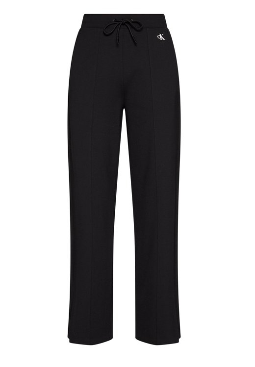 Calvin Klein Jeans – Side rib kalhoty, Černá barva