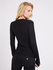 Módní Elinor svetr, Černá barva, 2022