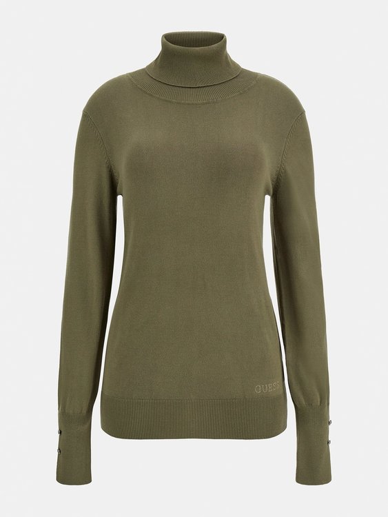 Luxusní Paule svetr, Khaki barva, S, M