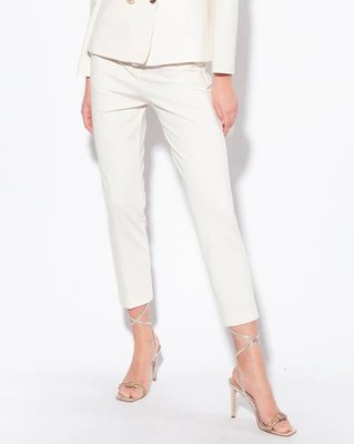 Pinko – Bello kalhoty, Krémová barva