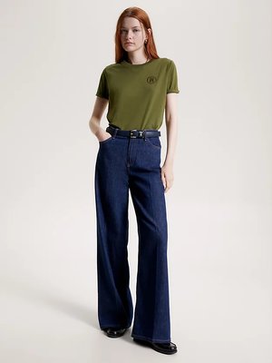 Modern Regular triko – Tommy Hilfiger, Zelená barva Ženy