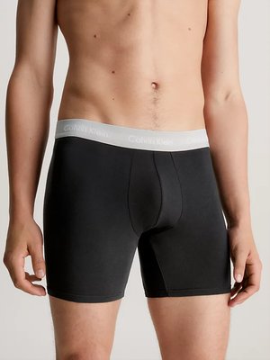 Cotton Stretch boxery 3ks – Calvin Klein Underwear, Černá barva Muži