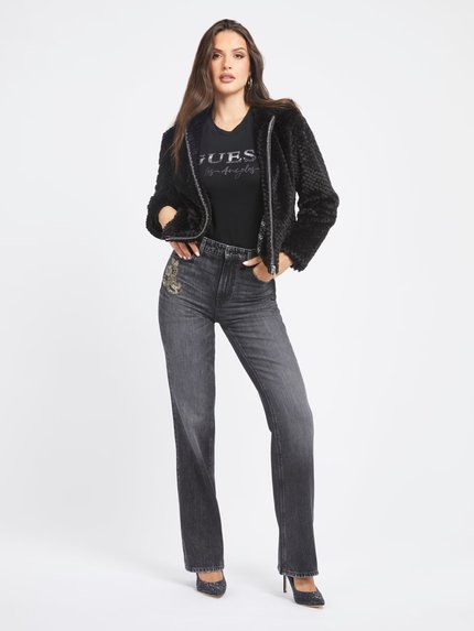 Módní New Theoline bunda, Černá barva, 2023