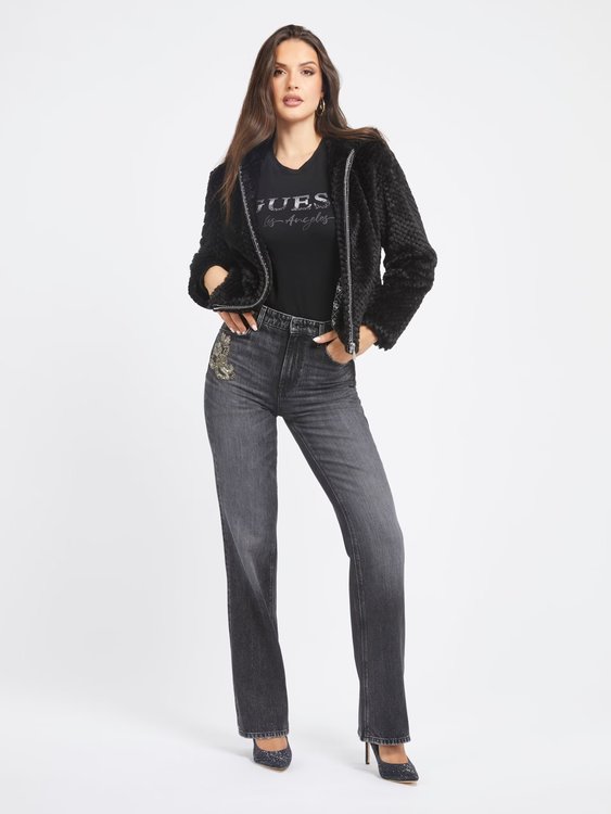 Módní New Theoline bunda, Černá barva, 2023