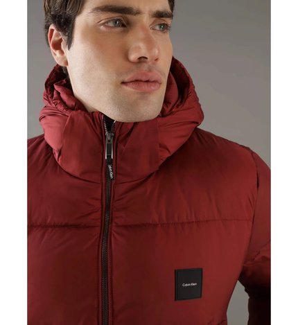 Módní Quilt bunda, Červená barva, 2024