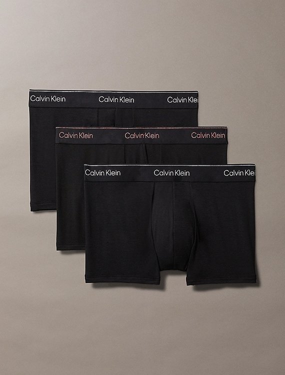 Calvin Klein Underwear – Mc Holiday Fashion boxery 3ks, Černá barva