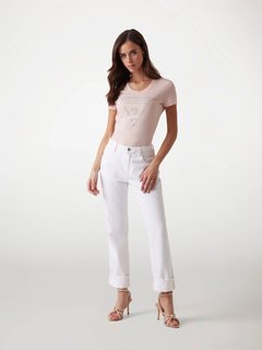 Luxusní Shiny Triangle triko, Růžová barva, XS, L