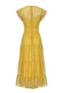 Šaty Astrorobot – Pinko, Žlutá barva Ženy, Ženy
