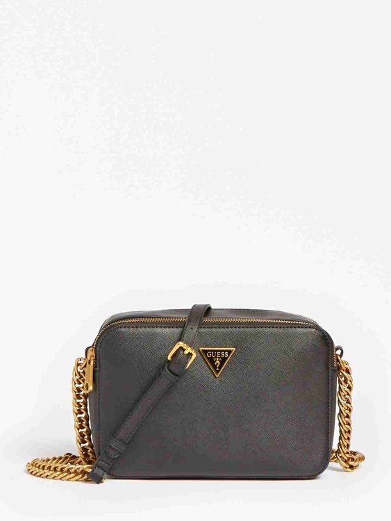 Aura Saffiano crossbody – Guess, Černá barva Ženy, Ženy, Ženy, Ženy, Ženy, Ženy, Ženy 1