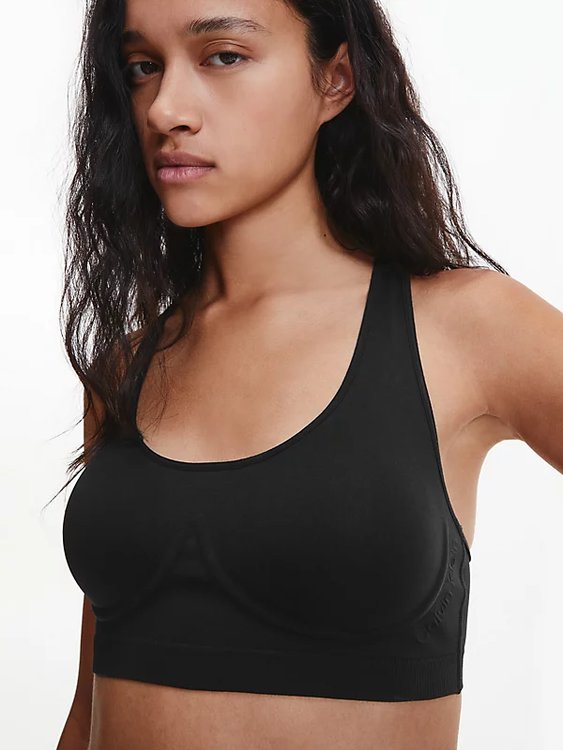 Luxusní 000QF6945E-UB1 podprsenka UNLINED BRALETTE, S, M, L, XL