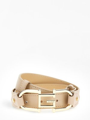 GUESS – Alva pásek, Béžová barva