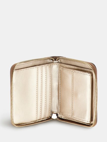 Módní Laurel malá peněženka, Béžová barva, 2023, 2024