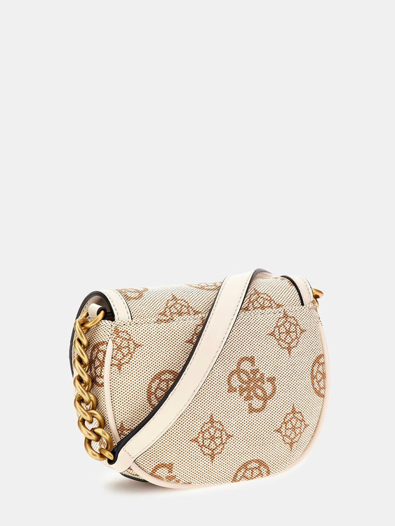 Izzy crossbody – GUESS, Béžová barva Ženy