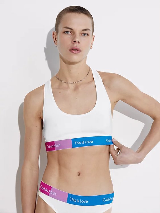 This Is Love podprsenka – Calvin Klein Underwear, Bílá barva Ženy