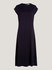 Viscose Twill šaty Navy barva Ženy
